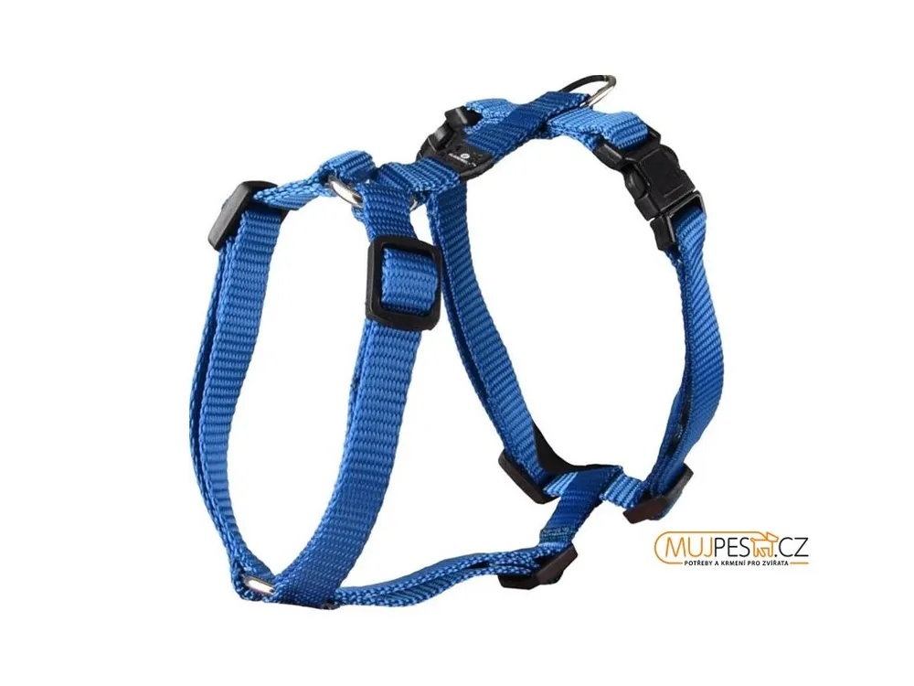 Pouze Dnes Postroj nylon Ziggi modrý XS 1x25-40cm Flamingo