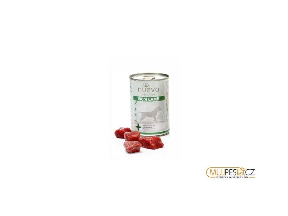 Levný Nuevo pes Sensitive Jehněčí Monoprotein konz. 400g