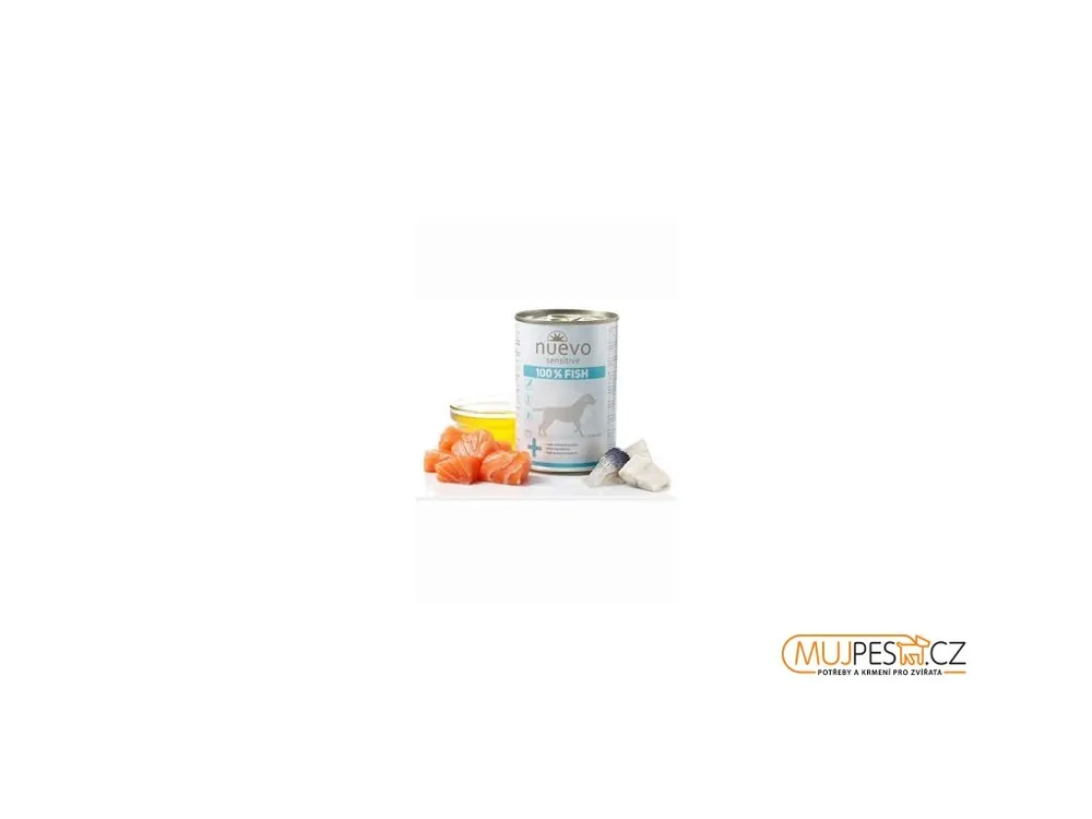 Nuevo pes Sensitive Rybí Monoprotein konz. 375g Top Prodej