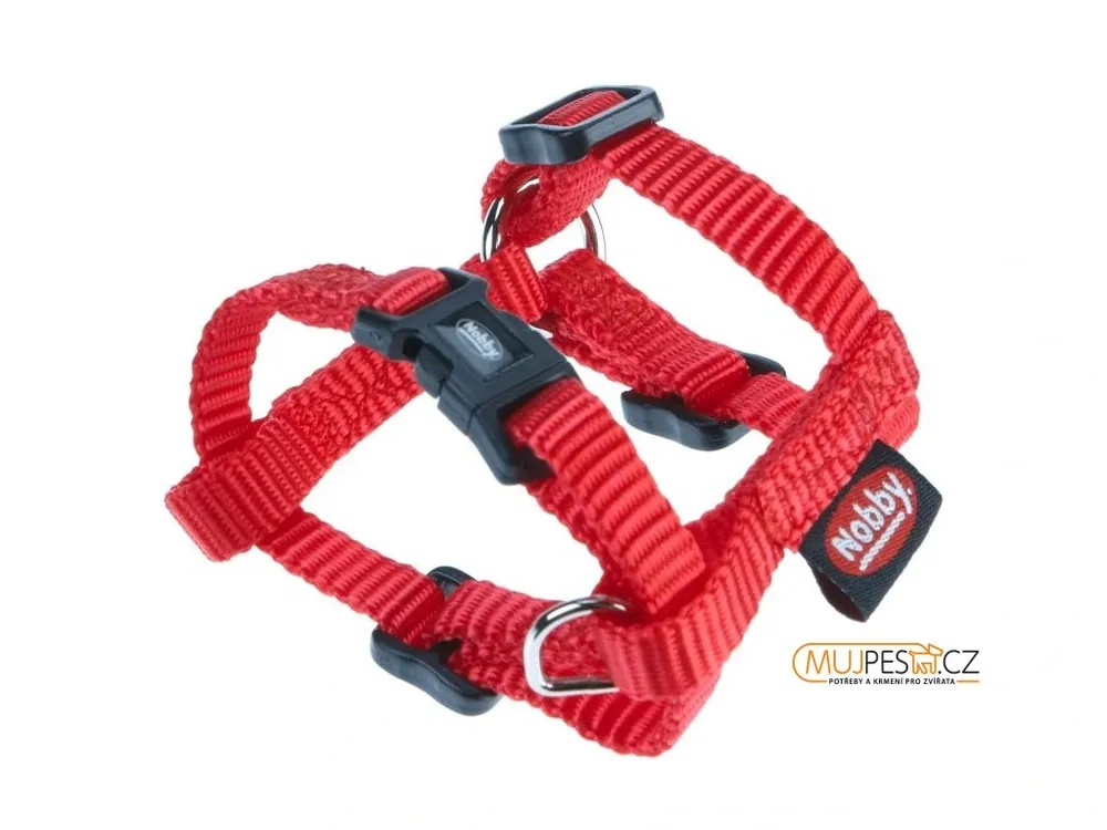 Expresní Doručení Nobby Classic Postroj Nylon 14-20Cm / 10Mm Červená