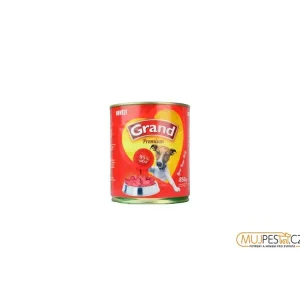 GRAND konz. pes hovězí 850g Autentický