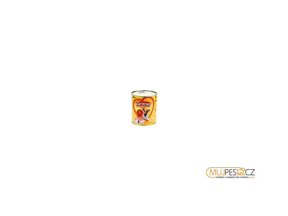 Top Prodej GRAND konz. pes krocaní 850g