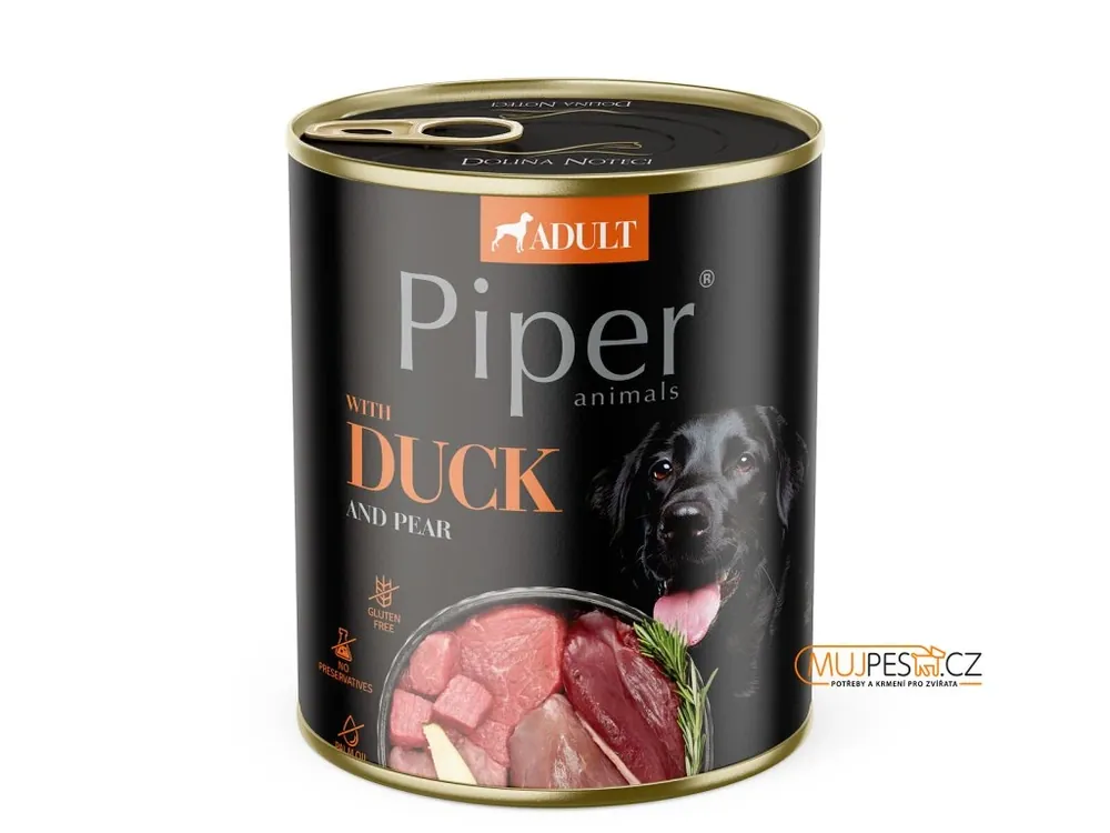 Omezená Nabídka PIPER s kachnou a hruškou 800g