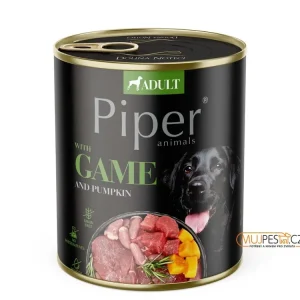 Časově Omezené PIPER se zverinou a dýní, konzerva pro psy 800g