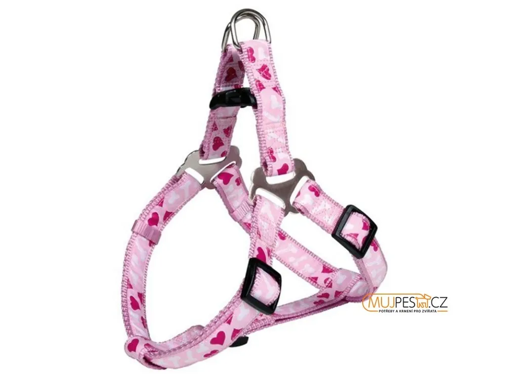 Nakupujte Hned D-Ring Postroj Rose Heart 25-35Cm/10Mm (Xs)