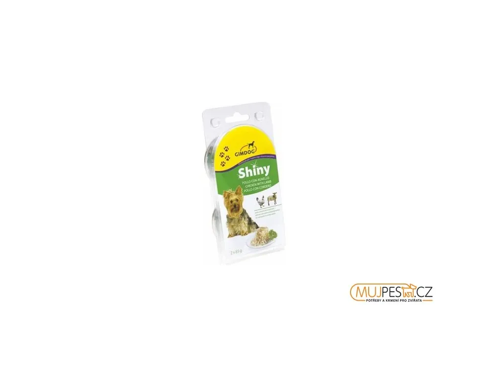 Gimdog konz. ShinyDog kuře/jehně 2x85g Cenově Výhodný