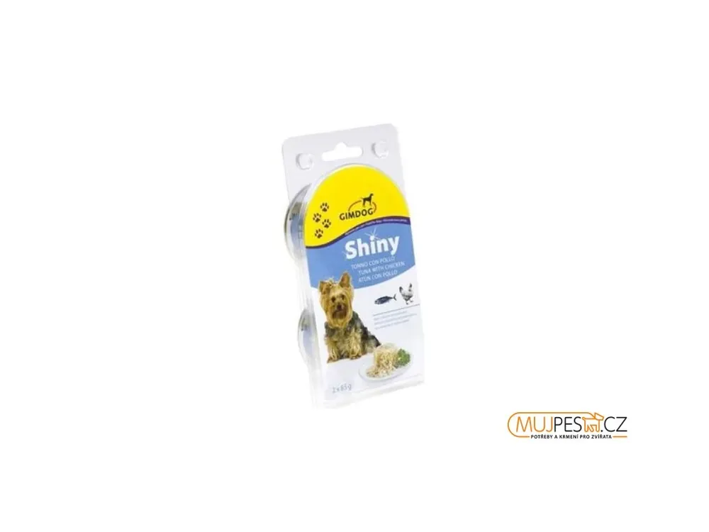 Gimdog konz. ShinyDog tuňák/kuře 2x85g Top Prodej