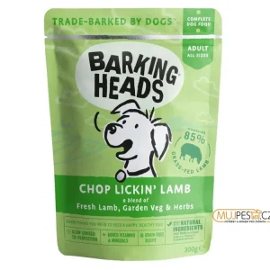 BARKING HEADS Chop Lickin’ Lamb kapsička 300g Nová Kolekce