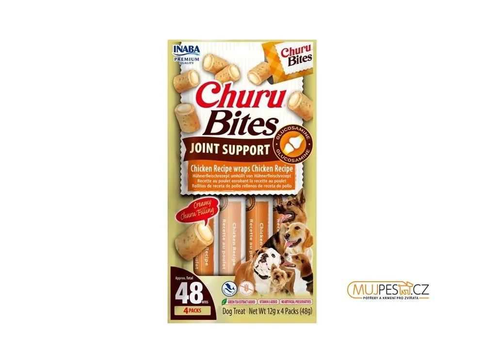 Inaba Churu Bites Joint Support dog snack kuře 4 x 12 g Pouze Dnes