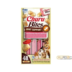 Cenová Bomba Inaba Churu Bites Joint Support dog snack kuře a losos 4 x 12 g