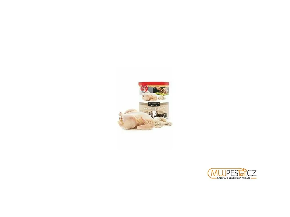 Originální TOPSTEIN Kuře a dršťky v plechu 800g