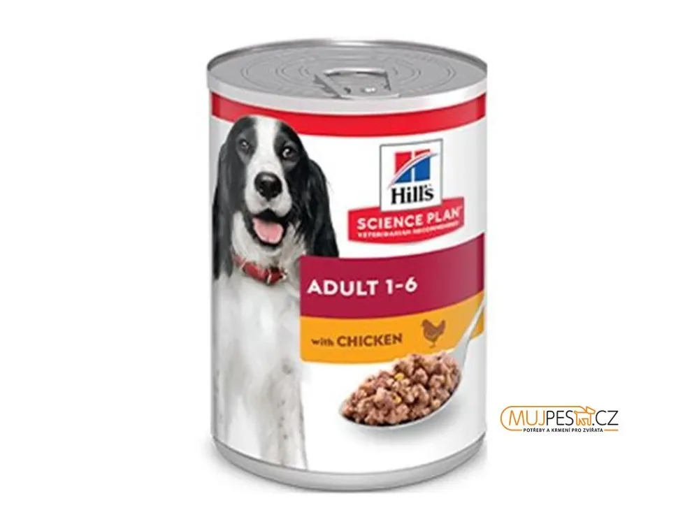 Tovární Cena Hill‘s Can. konz. SP Adult Chicken 370g