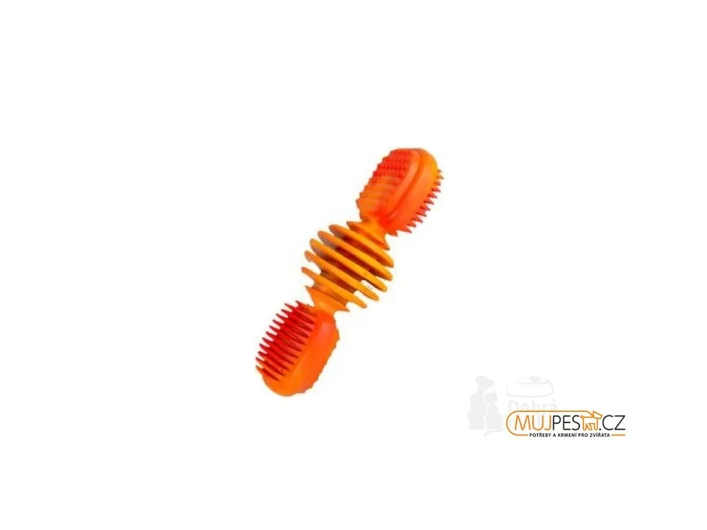 Cenový Hit Hračka pes Kartáč Dentální Vanil. 14 cm SP