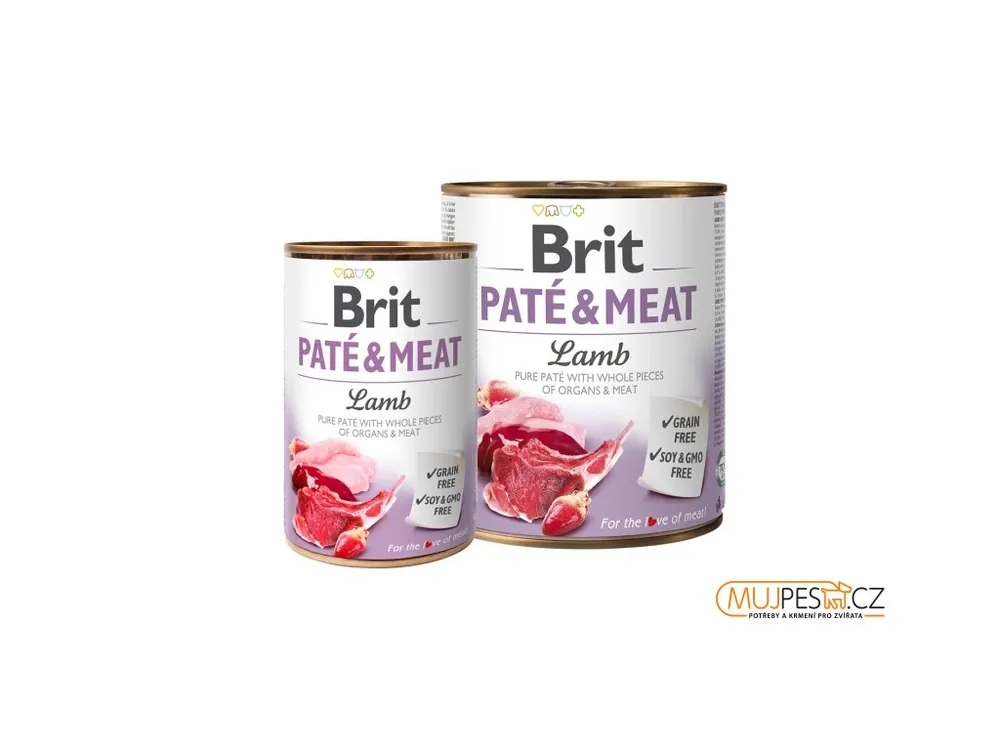 Nejlepší Volba Brit Dog konz Paté & Meat Lamb 800g