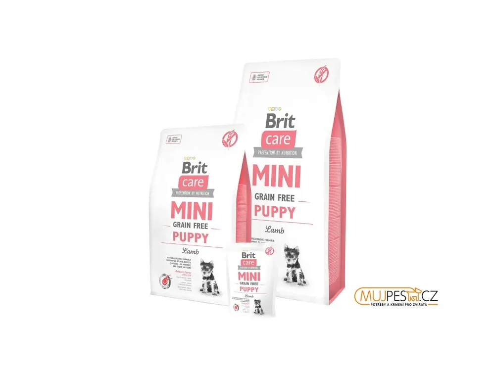 Brit Care Dog Mini Grain Free Puppy Lamb Poslední Šance