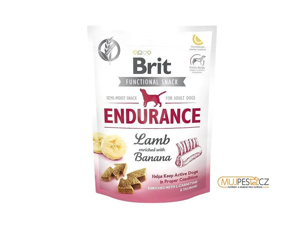 Novinka Brit Care Dog Functional Snack Endurance Lamb 150g