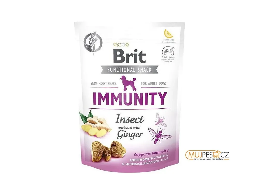 Brit Care Dog Functional Snack Immunity Insect 150g Akční Nabídka