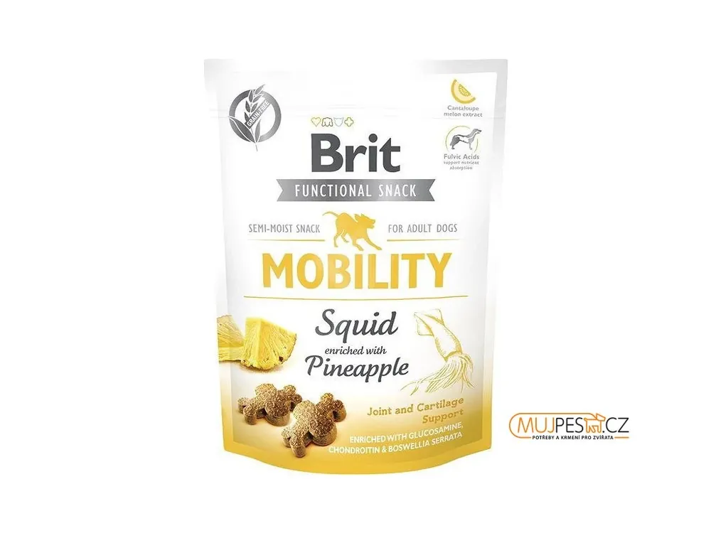 Brit Care Dog Functional Snack Mobility Squid 150g Rychlé Dodání