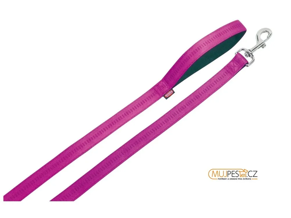 Nová Kolekce Nobby Soft Grip Vodítko Nylon 120Cm / 10Mm Růžová