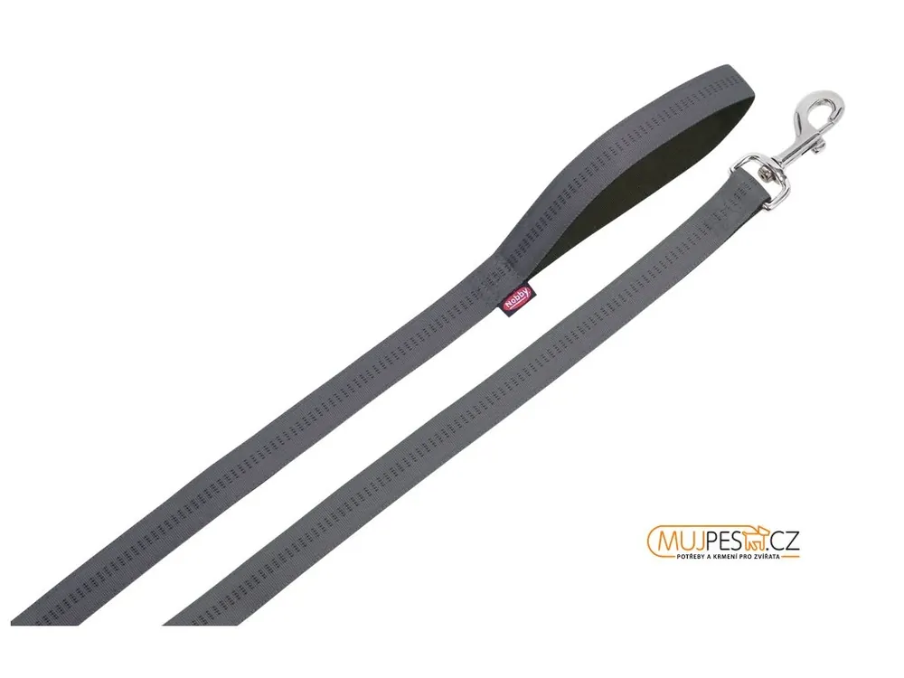 Expresní Doručení Nobby Soft Grip Vodítko Nylon 120Cm / 10Mm Tmavě Šedá