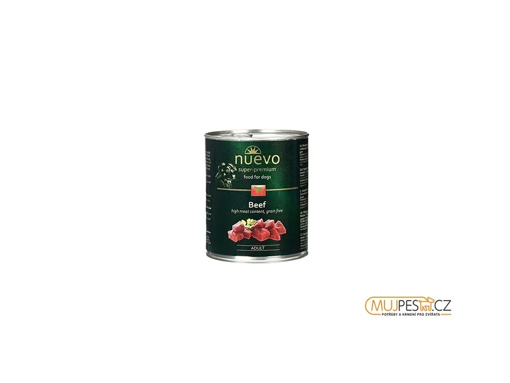 Nuevo pes adult Hovězí konz. 800g Super Cena