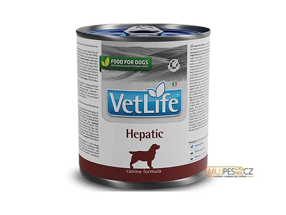 Vet Life Natural Canine konz. Hepatic 300 g Značkový