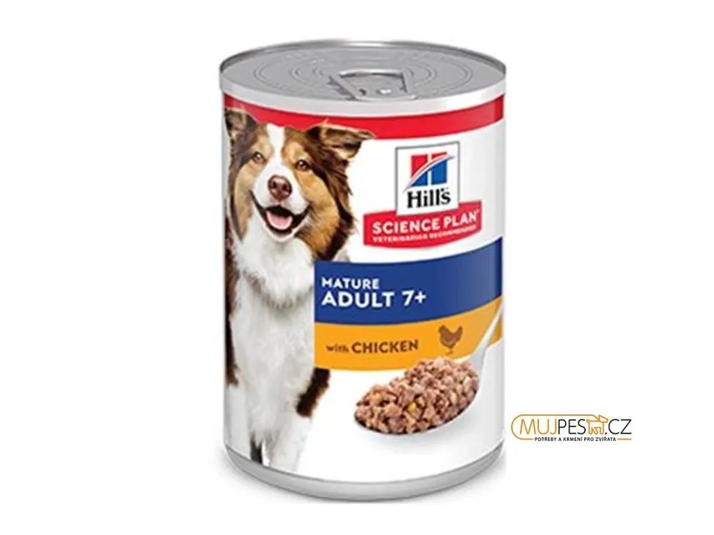 Nejprodávanější Hill‘s Can. konz. SP Mature Adult Chicken 370g