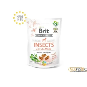 Akční Nabídka Brit Care Dog Crunchy Crack. Insec. Salmon Thyme 200g