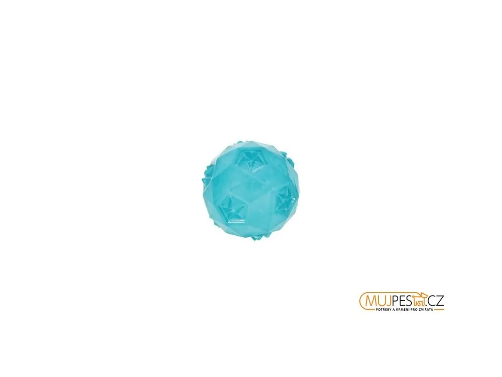 Hračka pes míček TPR POP BALL 6cm tyrkysová Zolux Jen Po Omezenou Doba