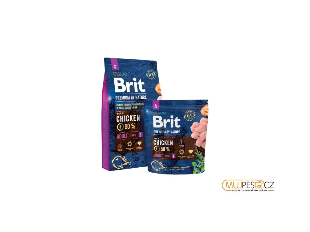 Víkendová Akce Brit Premium By Nature Dog Adult S
