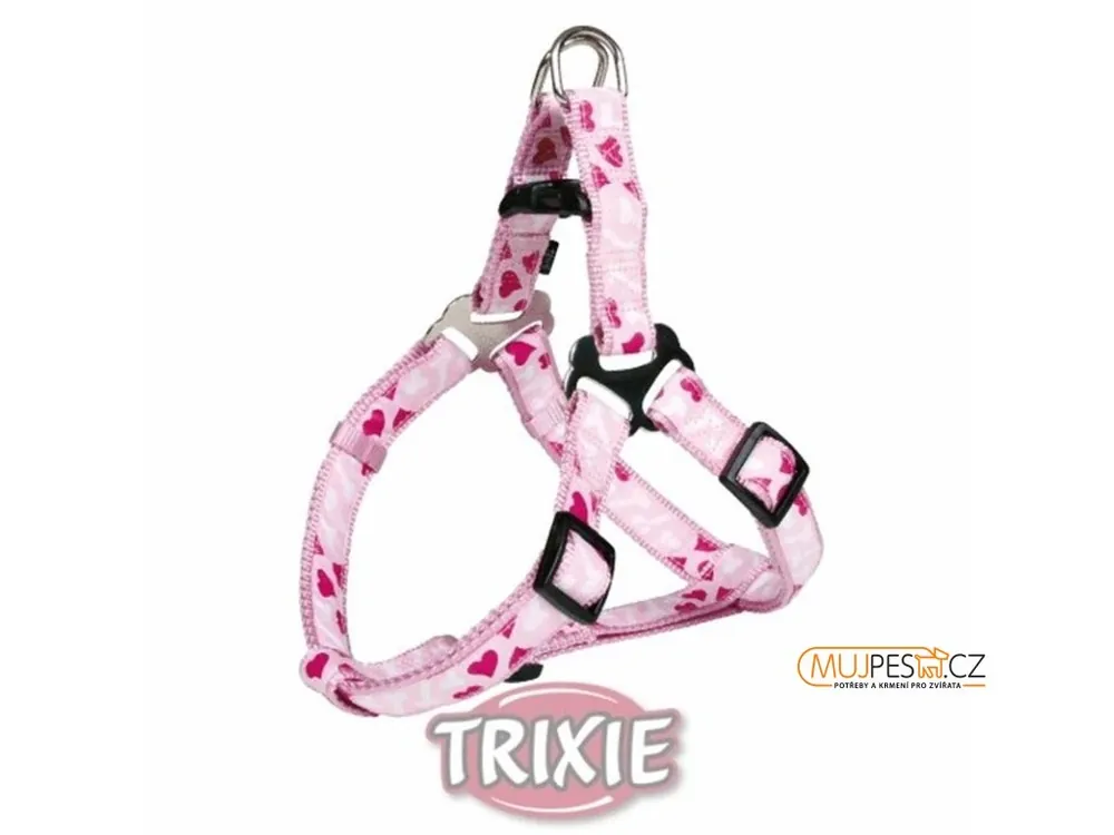 Časově Omezené D-Ring Postroj Rose Heart 30-40Cm/15Mm (Xs-S)