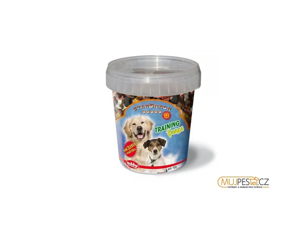 Aktuální Nobby Starsnack Training Bones Kyblík Pamlsky Pro Psa 500G