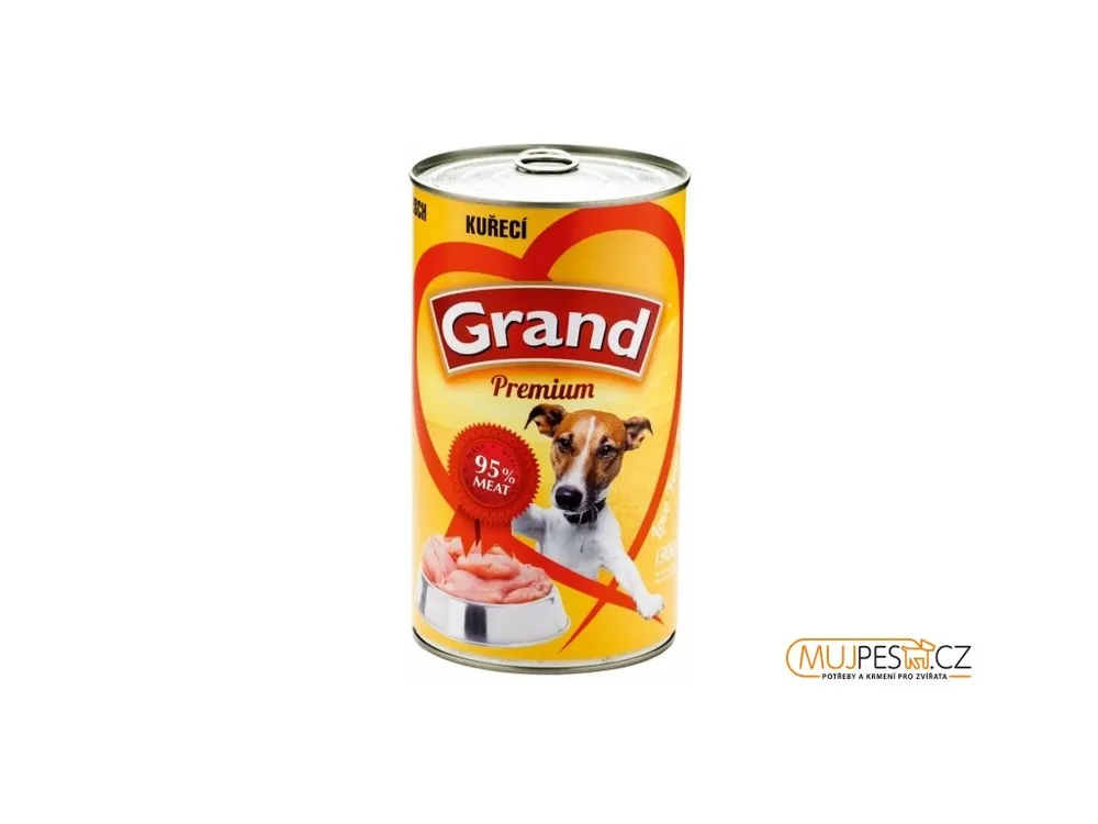 Super Cena GRAND konz. pes drůbeží 1300g