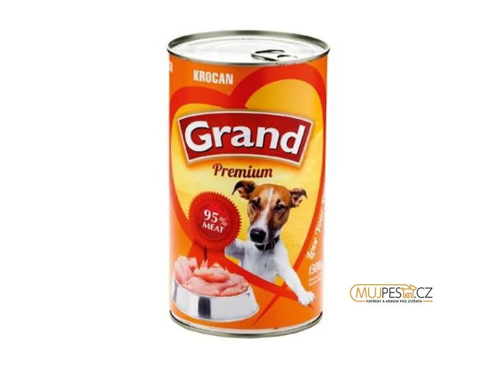 GRAND konz. pes krocaní 1300g Cenová Bomba