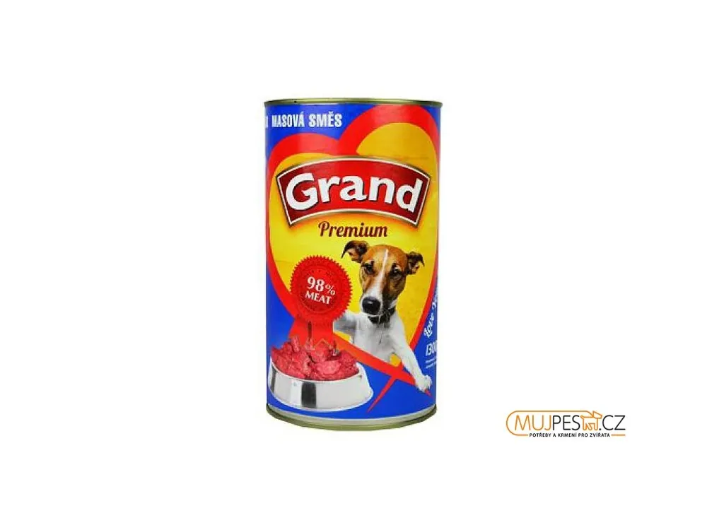 Hit Sezóny GRAND konz. pes masová směs 1300g