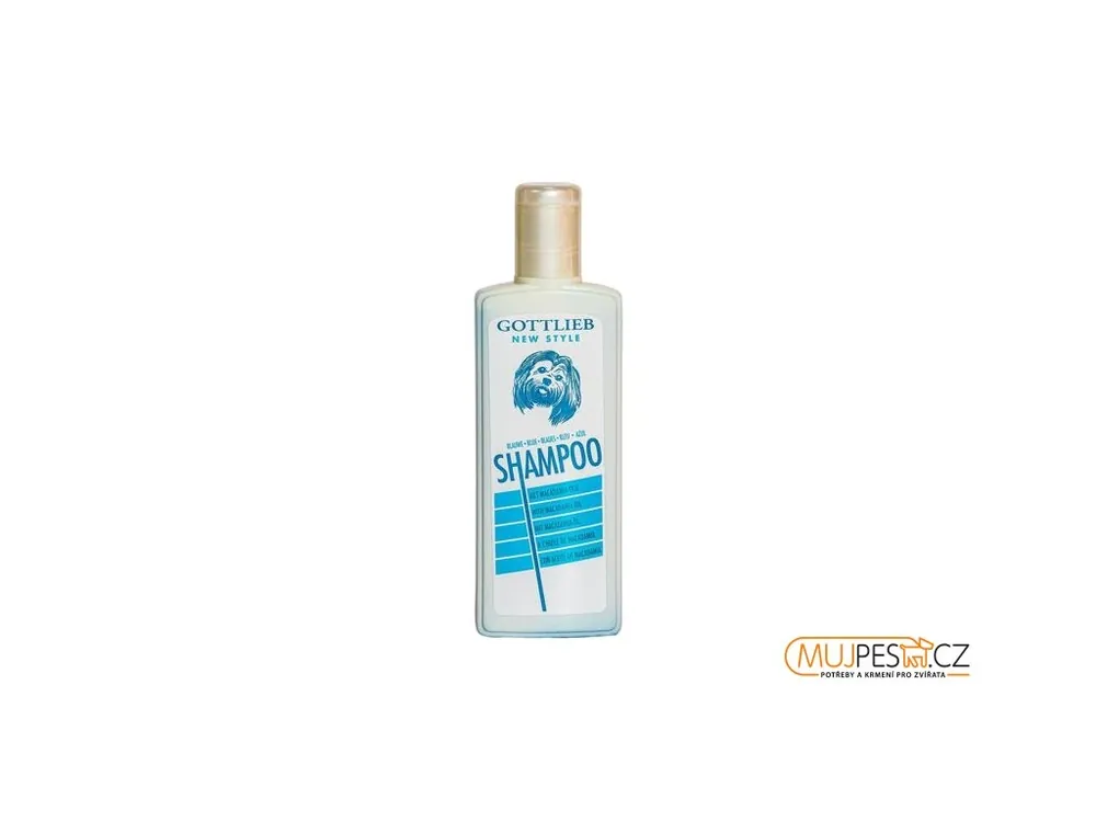 Gottlieb Blue šampon 300ml - vybělující s makadamovým olejem Speciální Cena