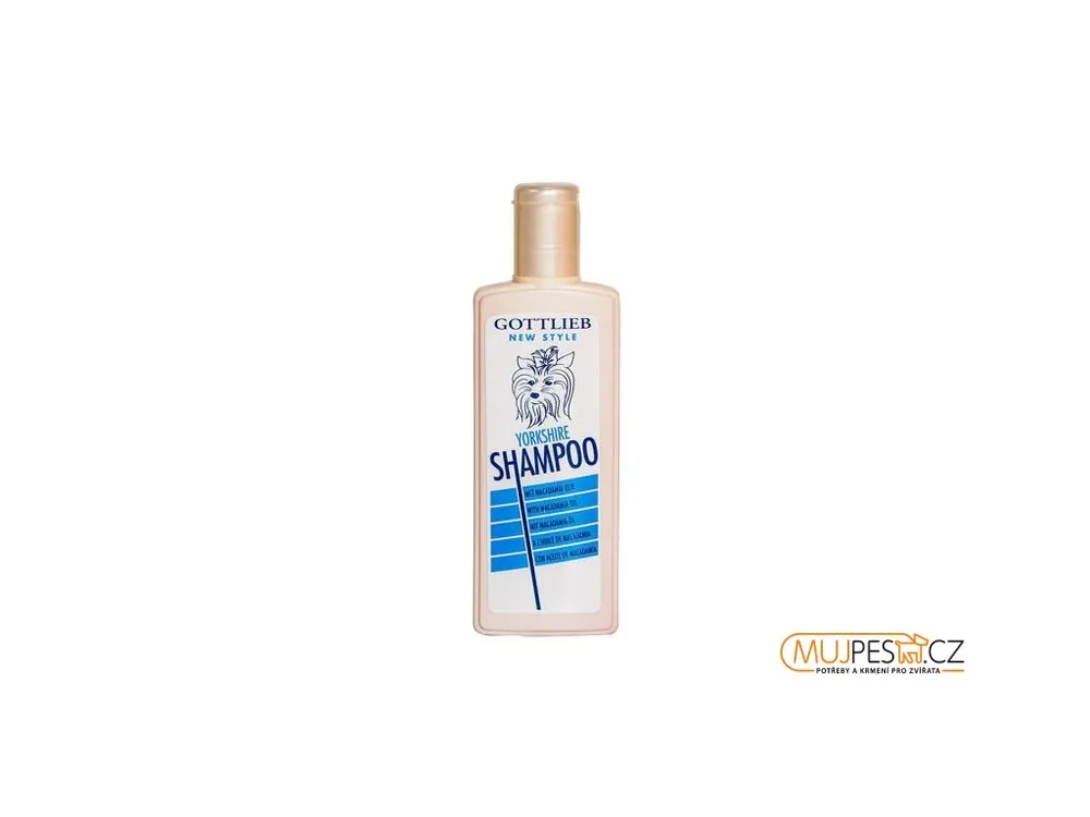 Gottlieb Yorkshire šampon 300ml - s makadamovým olejem Autentický