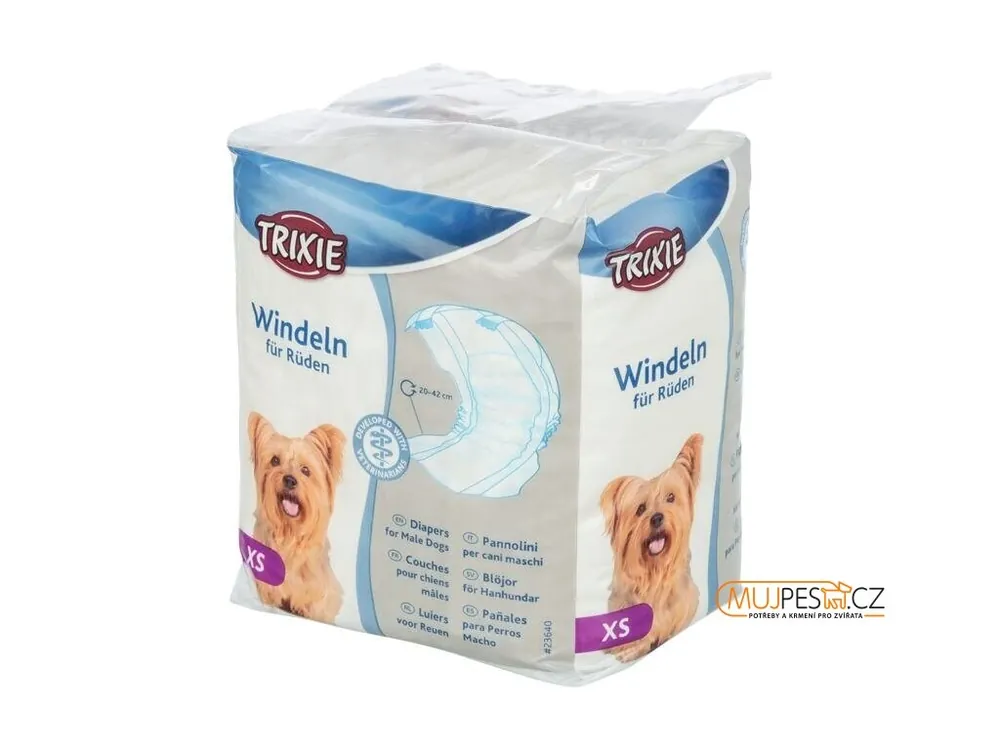 Papírové pleny pro psy XS-XL, obvod pasu 20-80cm Horká Nabídka