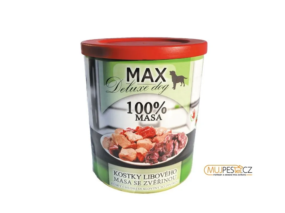Vysoce Kvalitní MAX deluxe kostky libové svaloviny se zvěřinou 800g