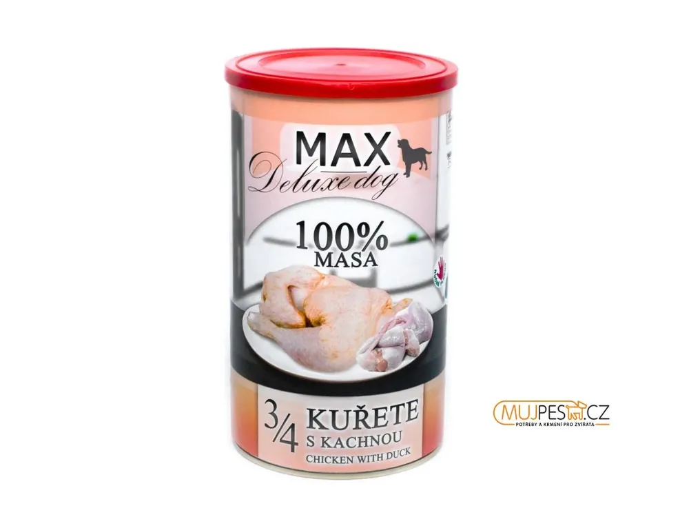 MAX Deluxe 3/4 kuřete s kachnou 1200g Hit Sezóny