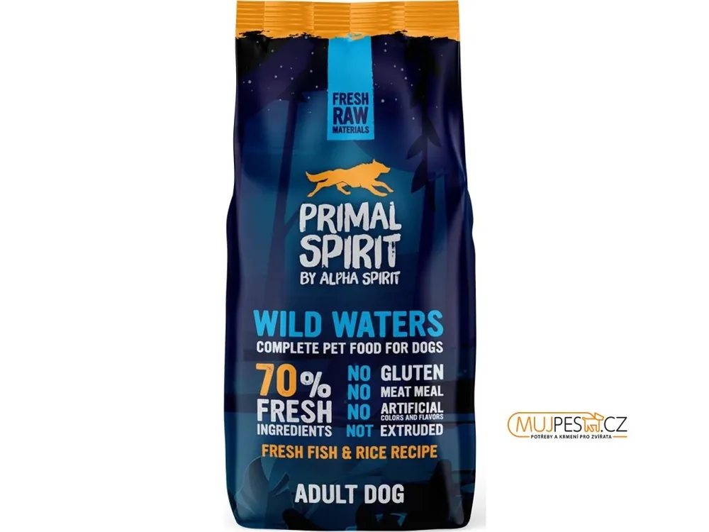 Nejprodávanější Primal Spirit Dog 70% Wild Waters