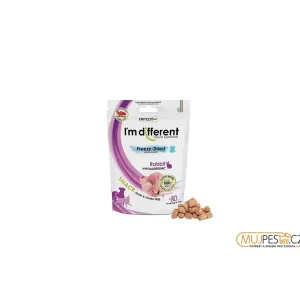 Vrácení Zdarma I´M DIFFERENT SNACK králík - mrazem sušený pamlsek, 40 g