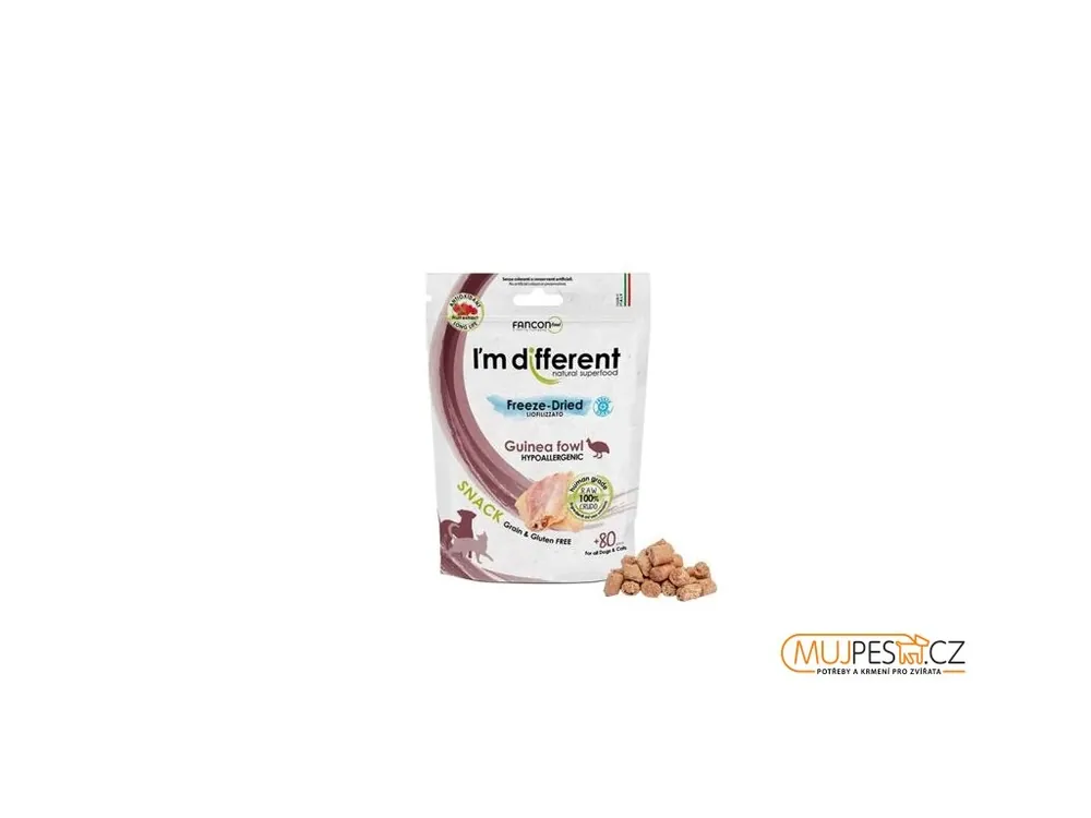 I´M DIFFERENT SNACK perlička -mrazem sušený pamlsek, 40 g Poslední Šance