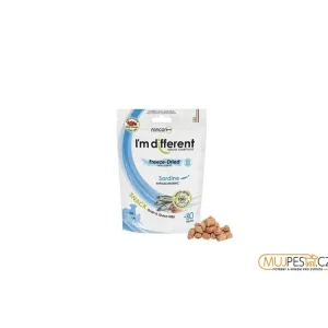 Omezená Nabídka I´M DIFFERENT SNACK sardinky - mrazem sušený pamlsek, 40 g