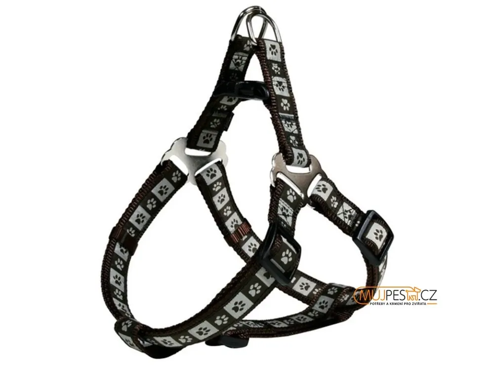 Nejprodávanější D-Ring Postroj Coffee 25-35 Cm/10Mm (Xs)