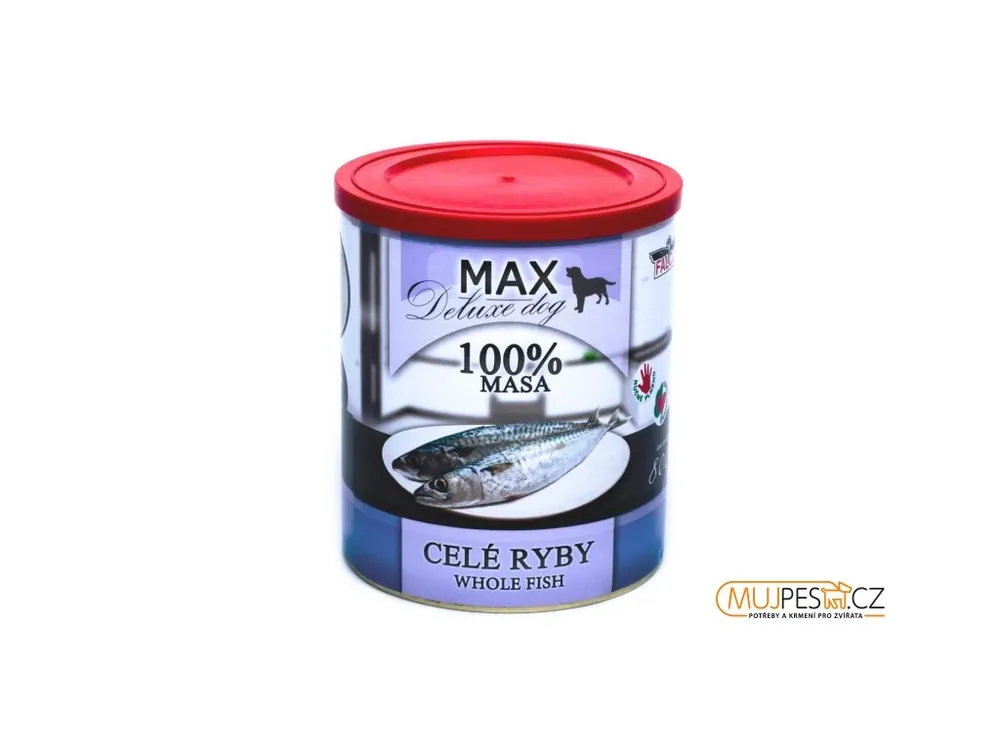 MAX celé ryby 800g Výprodej