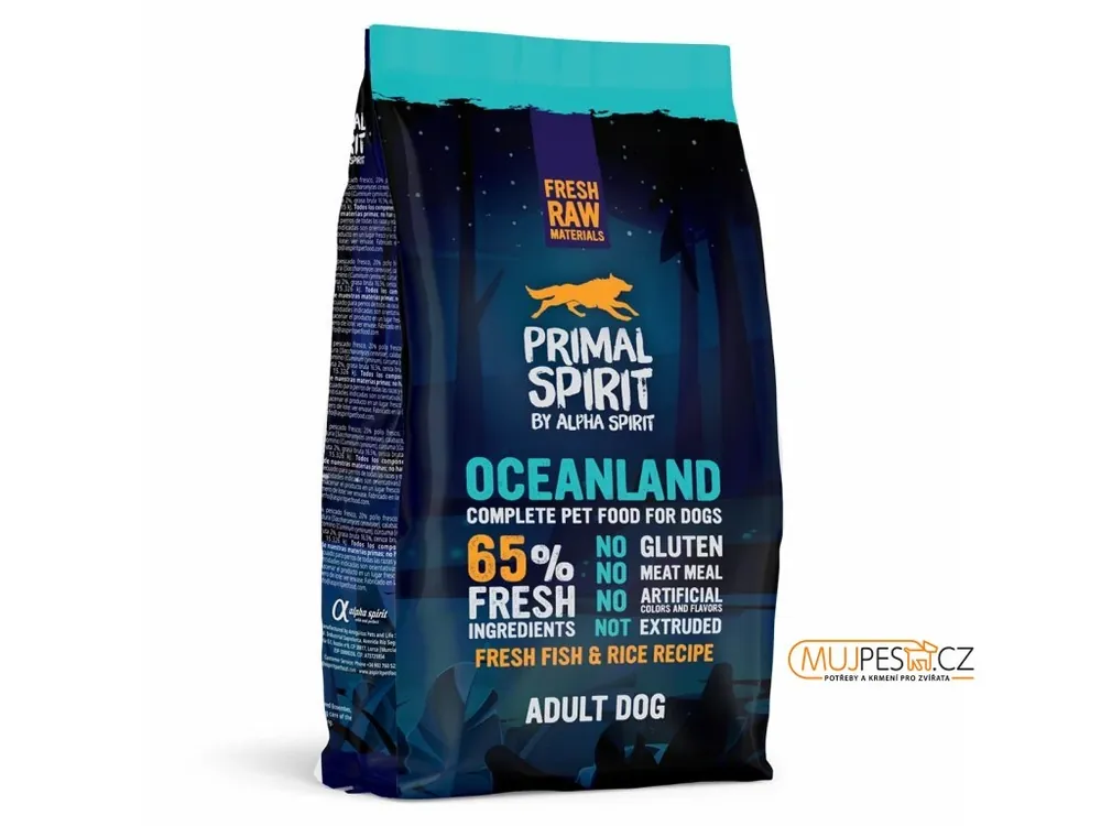 Primal Spirit Dog 65% Oceanland Levný