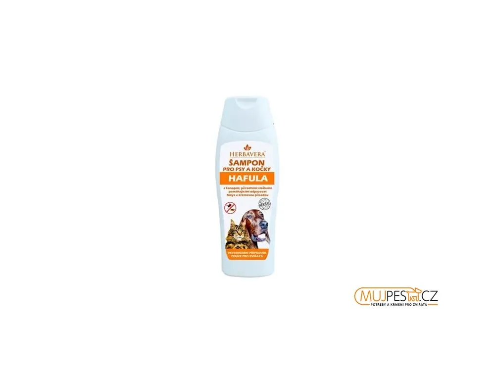 Jen Po Omezenou Doba Šampon antiparazitní pro psy a kočky HAFULA 250 ml