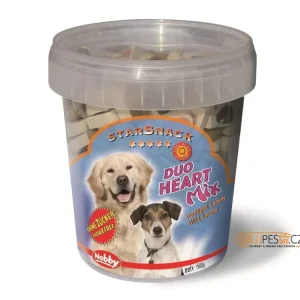 Levný Nobby Starsnack Duo Heart Mix Kyblík Pamlsky Pro Psa 500G