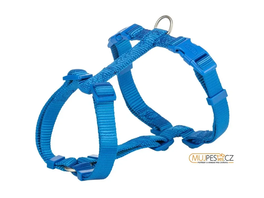 Novinka PREMIUM H-postroj XS-S 30-44 cm/10 mm, královská modrá